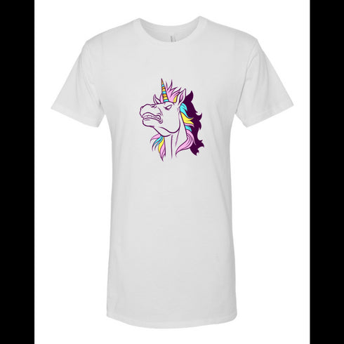 BELLA CANVAS MEN'S LONG BODY URBAN TEE 3006 Colorful Unicorn