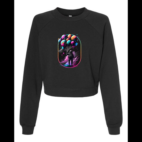 Balloons and Astronauts Bella canvas hoodie 7505