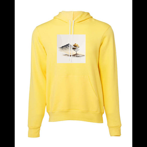 ink and landscape Bella canvas hoodie 3719