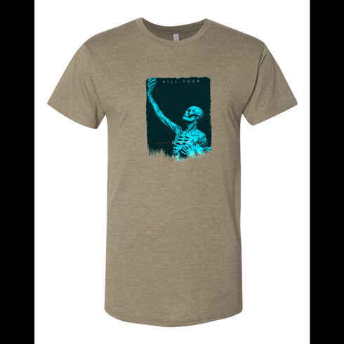 BELLA CANVAS MEN'S LONG BODY URBAN TEE 3006 Human skeleton kill your