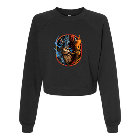 Viking head Bella canvas hoodie 7505