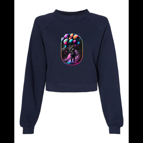 Balloons and Astronauts Bella canvas hoodie 7505