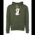 sculpture of hands Bella canvas hoodie 3719