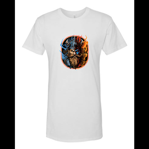 BELLA CANVAS MEN'S LONG BODY URBAN TEE 3006 Viking head