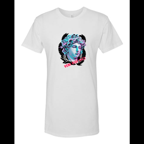 BELLA CANVAS MEN'S LONG BODY URBAN TEE 3006 Athena Godess VENI VIDI VICI