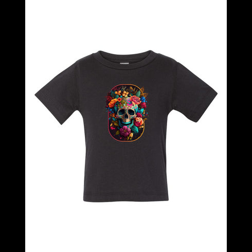 BELLA CANVAS BABY JERSEY TEE 3001B Skeleton Love and Flowers . Days Gone By