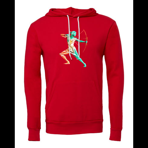 Standing Archer Bella canvas hoodie 3719