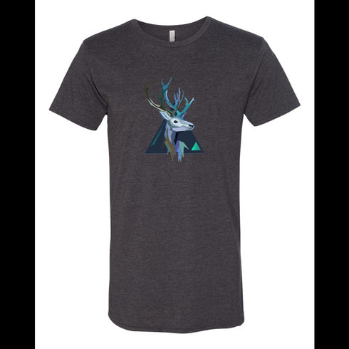 BELLA CANVAS MEN'S LONG BODY URBAN TEE 3006 Artistic Geometric Sika Deer