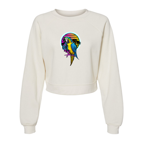 Colorful parrot Bella canvas hoodie 7505