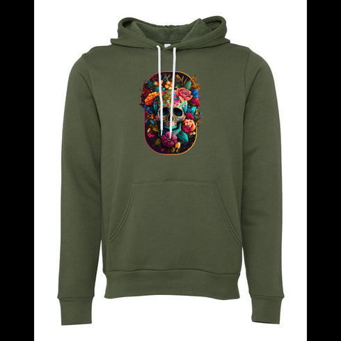 Skeleton Love and Flowers . Days Gone By Bella canvas hoodie 3719