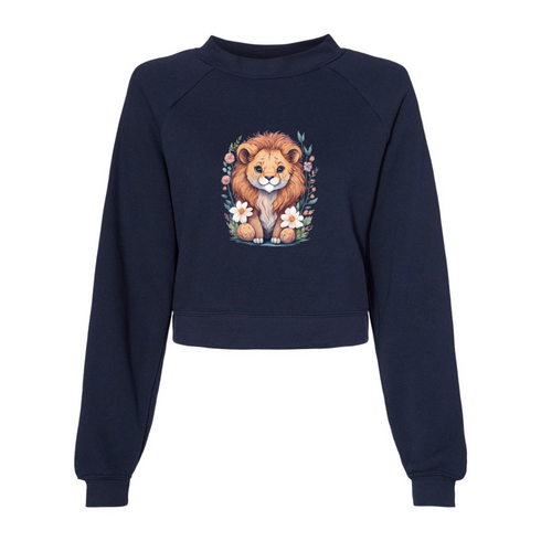 Cartoon lion Bella canvas hoodie 7505