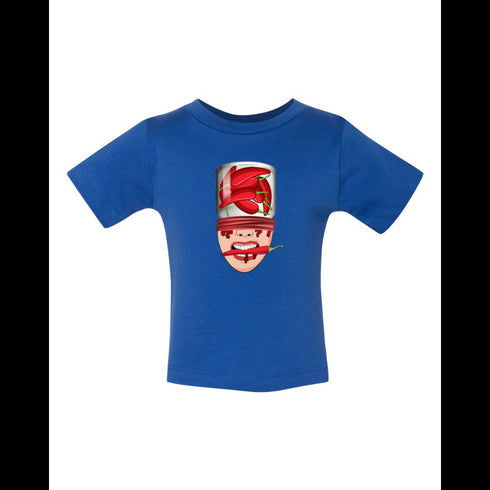 BELLA CANVAS BABY JERSEY TEE 3001B Cartoon chili peppers abstract painting