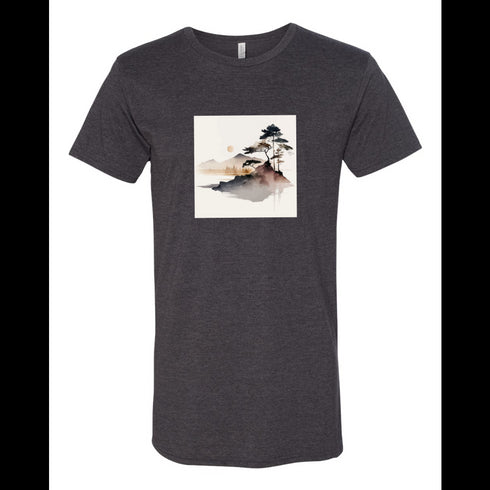 BELLA CANVAS MEN'S LONG BODY URBAN TEE 3006 Calming Island Water