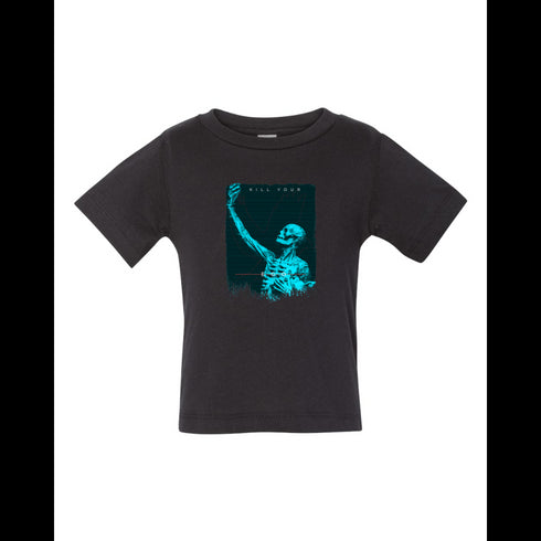 BELLA CANVAS BABY JERSEY TEE 3001B Human skeleton kill your