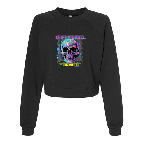 Trippy Skull Bella canvas hoodie 7505