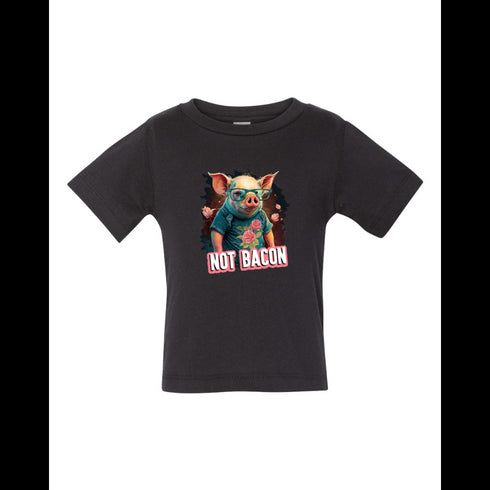 BELLA CANVAS BABY JERSEY TEE 3001B I'm not bacon, vegetarians funny design.
