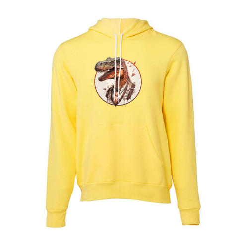 Dinosaur Gentleman Bella canvas hoodie 3719