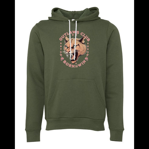 OUT LAWS CLUB BORN TO WIN Bella canvas hoodie 3719