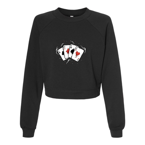 Playing card Bella canvas hoodie 7505