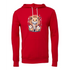 Cartoon lion Bella canvas hoodie 3719