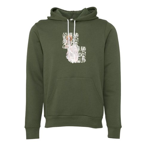 Fashion drawing Bella canvas hoodie 3719
