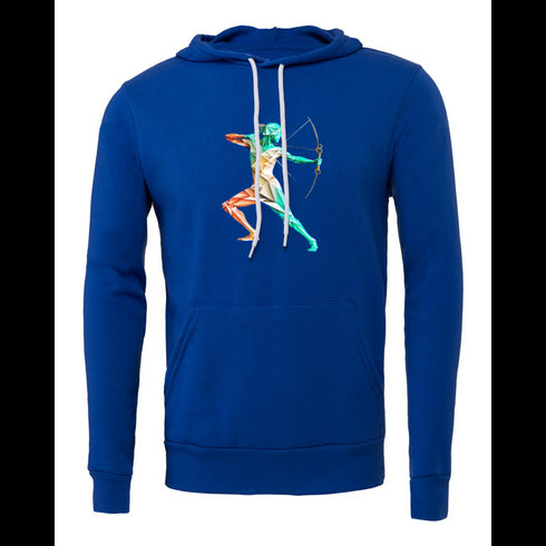 Standing Archer Bella canvas hoodie 3719