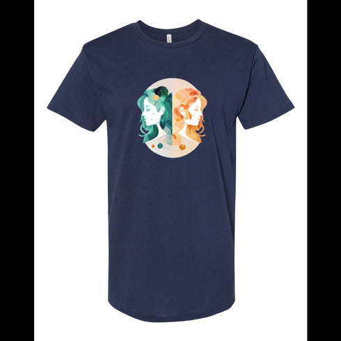 BELLA CANVAS MEN'S LONG BODY URBAN TEE 3006 Gemini Astrology Horoscope