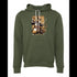 Kung Fu Samurai Cat Bella canvas hoodie 3719