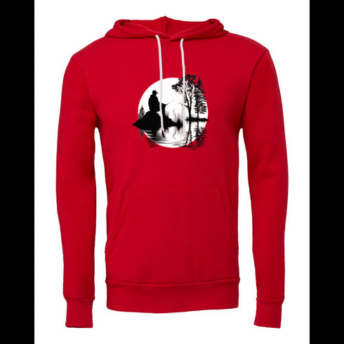 Fish Silhouette Bella canvas hoodie 3719