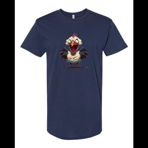 BELLA CANVAS MEN'S LONG BODY URBAN TEE 3006 Vampire Chicken