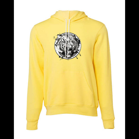 Tiger head symbol Bella canvas hoodie 3719