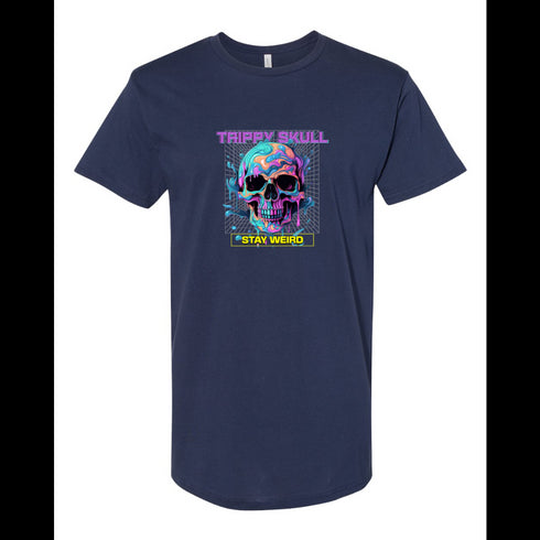 BELLA CANVAS MEN'S LONG BODY URBAN TEE 3006 Trippy Skull