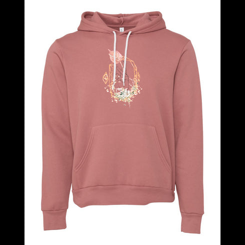 Flowers in the hand Bella canvas hoodie 3719