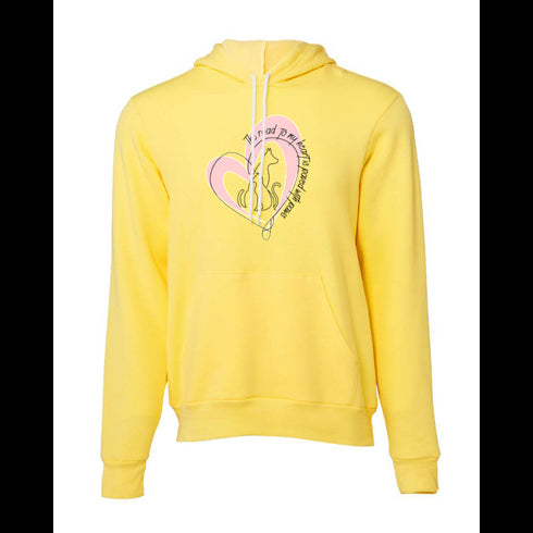 the road to my heart paved with paws Bella canvas hoodie 3719
