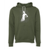 Black and white Bella canvas hoodie 3719