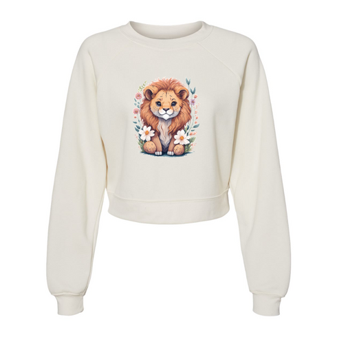 Cartoon lion Bella canvas hoodie 7505