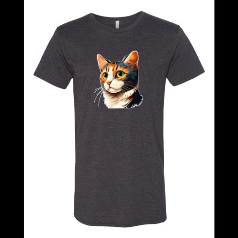 BELLA CANVAS MEN'S LONG BODY URBAN TEE 3006 Cyprus or Cypriot cat isolated on white
