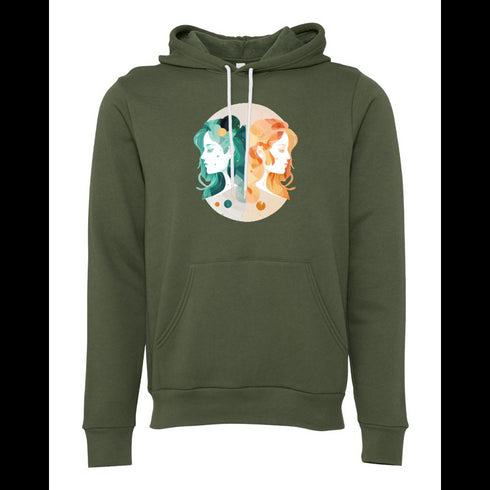 Gemini (star sign) Bella canvas hoodie 3719
