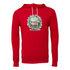 Cartoon Hippo Bella canvas hoodie 3719