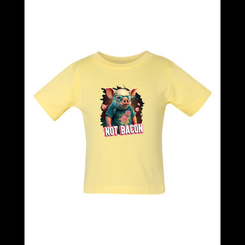 BELLA CANVAS BABY JERSEY TEE 3001B I'm not bacon, vegetarians funny design.