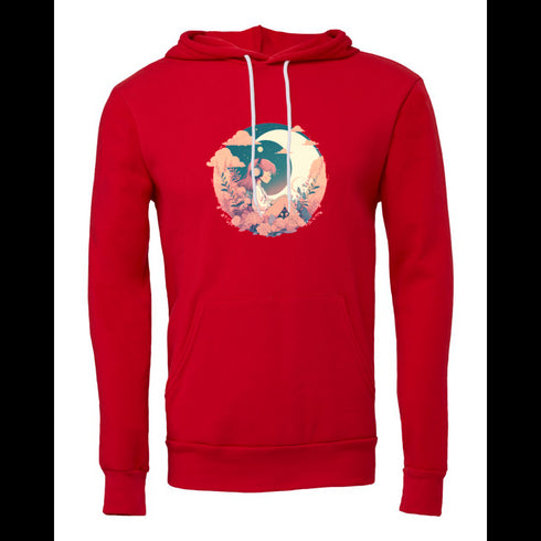 The Girl in the Moonlight Bella canvas hoodie 3719