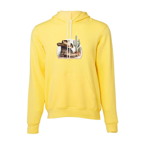 Cowboy style Bella canvas hoodie 3719