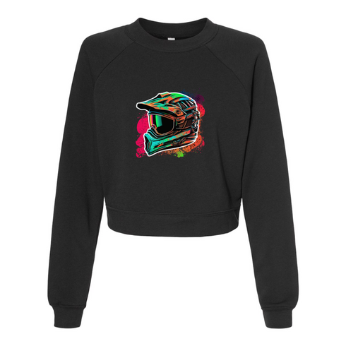 Motorcycle helmet Bella canvas hoodie 7505