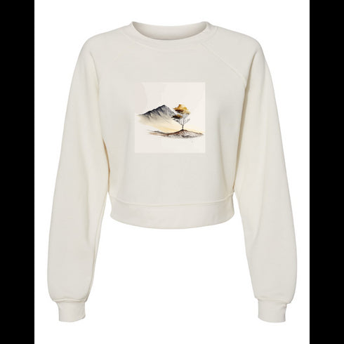 Watercolor Landscape Bella canvas hoodie 7505