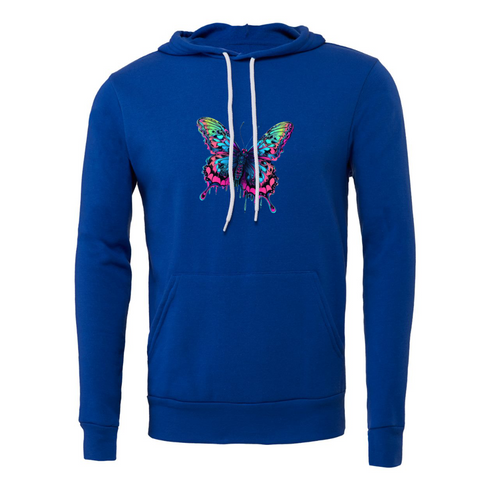 Colorful butterflies Bella canvas hoodie 3719