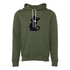 Cartoon Black Cat Bella canvas hoodie 3719
