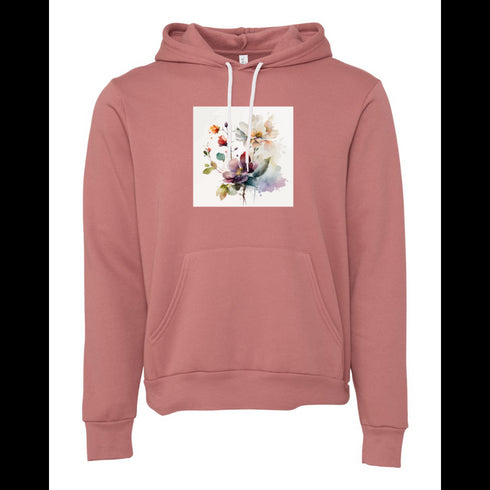 Ink flower Bella canvas hoodie 3719