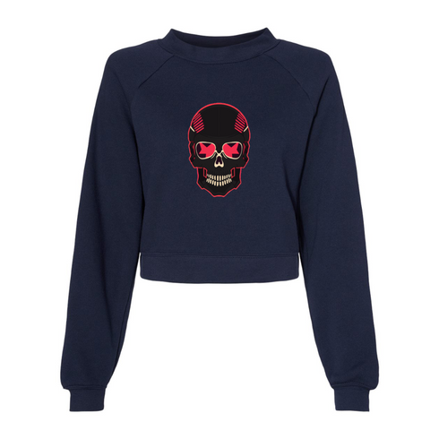 Punk skull Bella canvas hoodie 7505