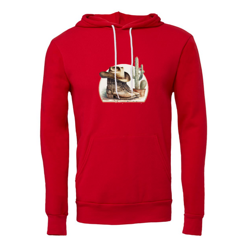 Cowboy style Bella canvas hoodie 3719