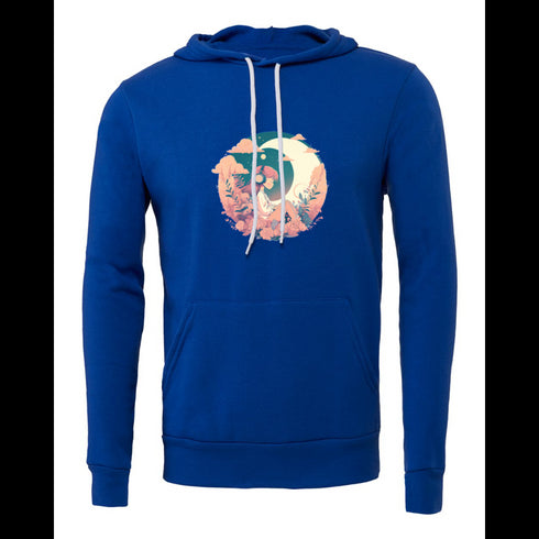 The Girl in the Moonlight Bella canvas hoodie 3719